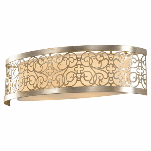 Feiss Arabesque 2-Bulb Silver Leaf Patina Vanity - VS16702-SLP