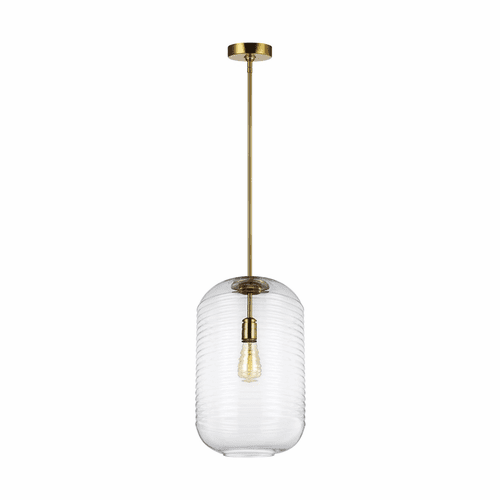 Feiss Arlon 1-LT Mini-Pendant - Burnished Brass - P1491BBS