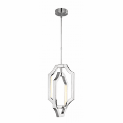 Feiss Audrie 1-LT Small LED Pendant - Polished Nickel - P1325PN