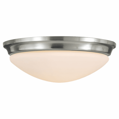 Feiss Barrington 2-LT Indoor Flush Mount - Brushed Steel - FM272BS