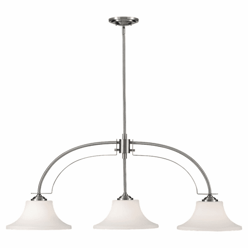Feiss Barrington 3-LT Island Light - Brushed Steel - F2248/3BS