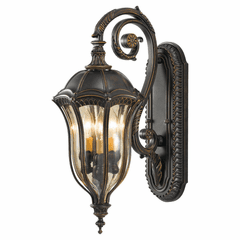 Feiss Baton Rouge 3-LT Wall Lantern - Walnut - OL6002WAL