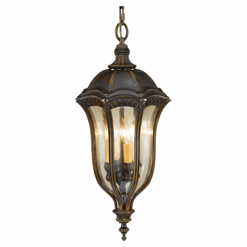 Feiss Baton Rouge 4-LT Outdoor Pendant - Walnut - OL6012WAL