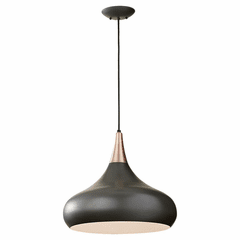 Feiss Belle 1-LT Chandelier - Dark Bronze - F2706/1DBZ