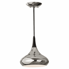 Feiss Belle 1-LT Mini-Pendant - Polished Nickel - P1253PN