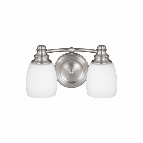 Feiss Bentley 2-LT Vanity - Satin Nickel - VS7402-SN