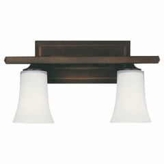 Feiss Boulevard 2-LT Vanity - Oil Rubbed Bronze - VS8702-ORB