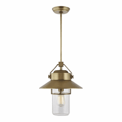 Feiss Boynton 1-LT Large Pendant - Painted Distressed Brass - OL13912PDB Feiss Boynton 1-LT Large Pendant - Painted Distressed Brass - OL13912PDB