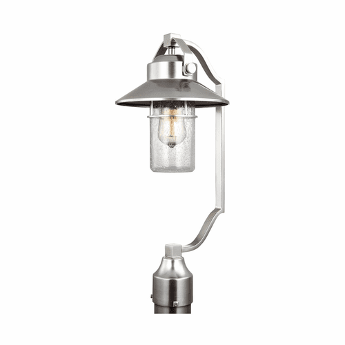 Feiss Boynton 1-LT Outdoor Post Lantern - Painted Brushed Steel - OL13907PBS