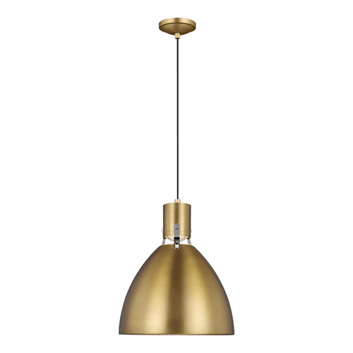 Feiss Brynne 1-LT LED Pendant - Burnished Brass - P1442BBS-L1