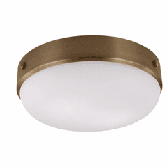 Feiss Cadence 2-LT Indoor Flush Mount - Dark Antique Brass - FM390DAB