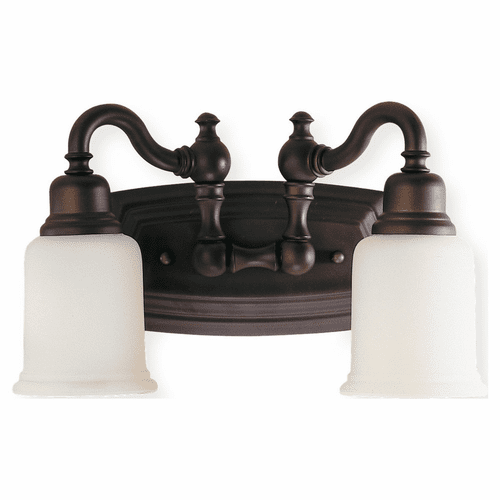 Feiss Canterbury 2-LT Vanity - Oil Rubbed Bronze - VS8002-ORB
