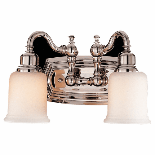 Feiss Canterbury 2-LT Vanity - Polished Nickel - VS8002-PN