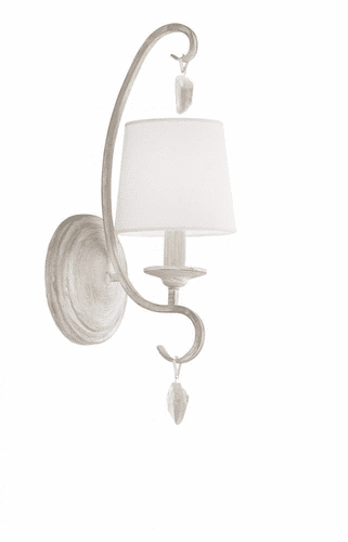 Feiss Caprice 1-Bulb Chalk Washed Wall Bracket - WB1720CHKW