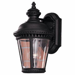 Feiss Castle 1-LT Wall Lantern - Black - OL1900BK