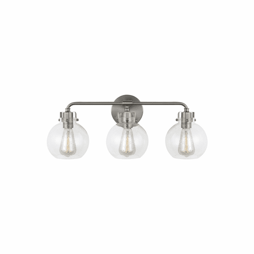 Feiss Clara 3-LT Vanity - Satin Nickel - VS24403SN