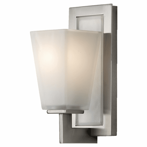 Feiss Clayton 1-LT Vanity - Brushed Steel - VS16601-BS