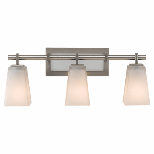 Feiss Clayton 3-LT Vanity - Brushed Steel - VS16603-BS