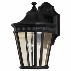 Feiss Cotswold Lane 1-LT Wall Lantern - Black - OL5400BK