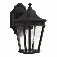 Feiss Cotswold Lane 1-LT Wall Lantern - Black - OL5420BK
