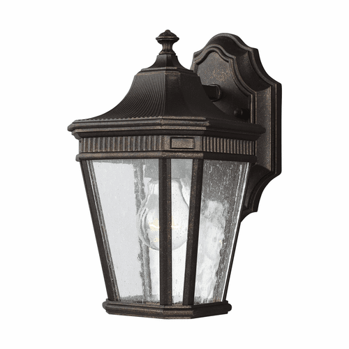 Feiss Cotswold Lane 1-LT Wall Lantern - Grecian Bronze - OL5420GBZ