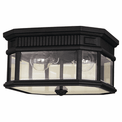 Feiss Cotswold Lane 2-LT Outdoor Flush Mount - Black - OL5413BK Feiss Cotswold Lane 2-LT Outdoor Flush Mount - Black - OL5413BK