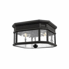 Feiss Cotswold Lane 2-LT Outdoor Flush Mount - Black - OL5433BK Feiss Cotswold Lane 2-LT Outdoor Flush Mount - Black - OL5433BK