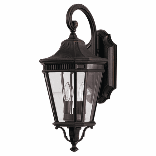 Feiss Cotswold Lane 2-LT Wall Lantern - Grecian Bronze - OL5401GBZ