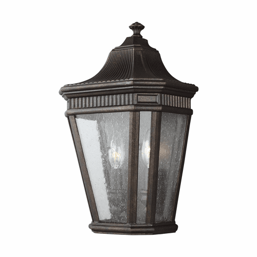 Feiss Cotswold Lane 2-LT Wall Lantern - Grecian Bronze - OL5423GBZ