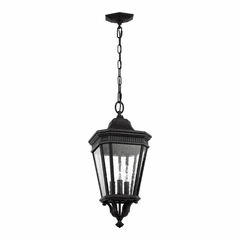 Feiss Cotswold Lane 3-LT Outdoor Hanging Lantern - Black - OL5431BK Feiss Cotswold Lane 3-LT Outdoor Hanging Lantern - Black - OL5431BK