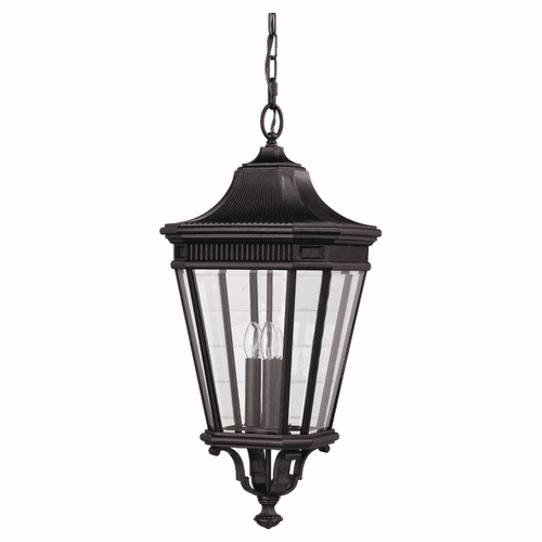 Feiss Cotswold Lane 3-LT Outdoor Pendant - Grecian Bronze - OL5412GBZ
