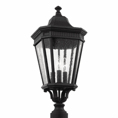 Feiss Cotswold Lane 3-LT Post Lantern - Black - OL5427BK