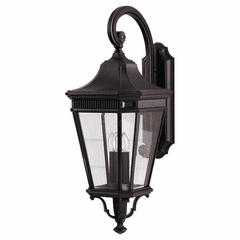 Feiss Cotswold Lane 3-LT Wall Lantern - Grecian Bronze - OL5404GBZ