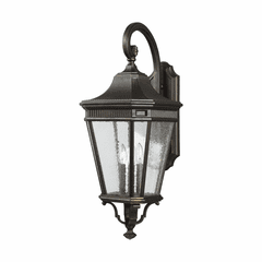 Feiss Cotswold Lane 3-LT Wall Lantern - Grecian Bronze - OL5424GBZ