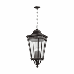Feiss Cotswold Lane 4-LT Outdoor Hanging Lantern - Grecian Bronze - OL5414GBZ Feiss Cotswold Lane 4-LT Outdoor Hanging Lantern - Grecian Bronze - OL5414GBZ