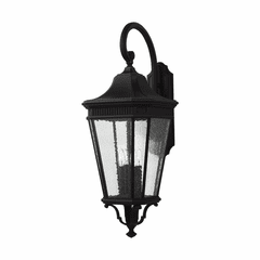 Feiss Cotswold Lane 4-LT Wall Lantern - Black - OL5426BK
