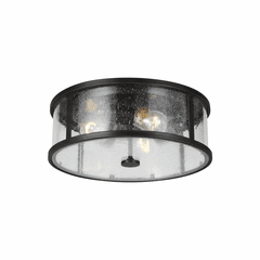 Feiss Dakota 3-LT Flush Mount - Espresso - OL7633ES Feiss Dakota 3-LT Flush Mount - Espresso - OL7633ES
