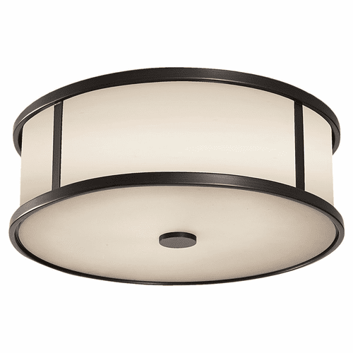 Feiss Dakota 3-LT Outdoor Flush Mount - Espresso - OL7613ES