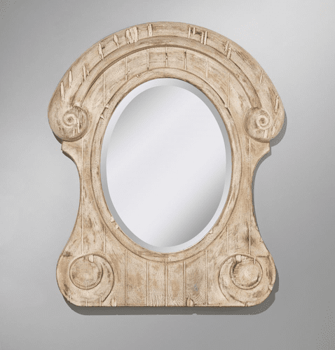 Feiss Distressed Ivory Mirror - MR1184DI