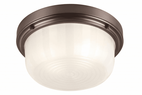 Feiss Elliot 2-Bulb Chocolate Flushmount - FM381CLT