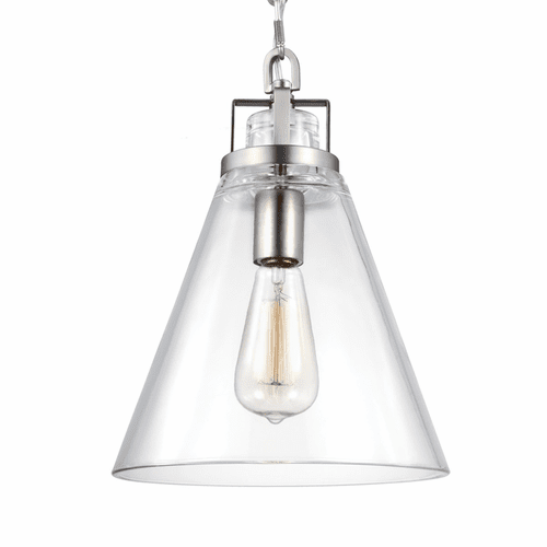 Feiss Frontage 1-LT Pendant - Satin Nickel - P1370SN