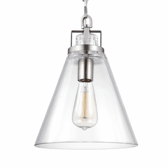 Feiss Frontage 1-LT Pendant - Satin Nickel - P1370SN