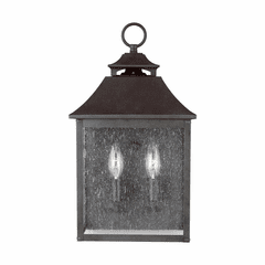Feiss Galena 2-LT Pocket Wall Lantern - Sable - OL14400SBL