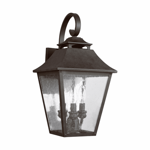 Feiss Galena 3-LT Wall Lantern - Sable - OL14403SBL