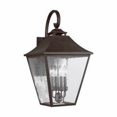 Feiss Galena 4-LT Wall Lantern - Sable - OL14404SBL