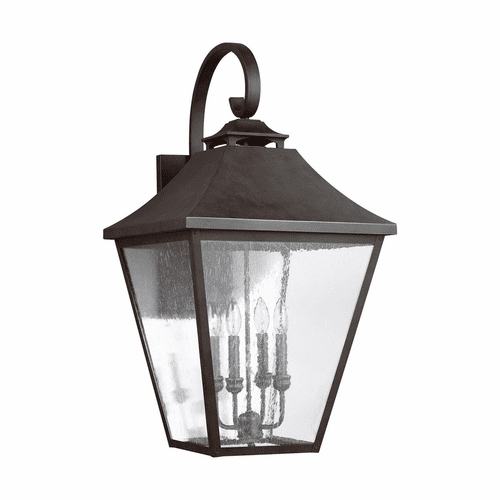 Feiss Galena 4-LT Wall Lantern - Sable - OL14405SBL