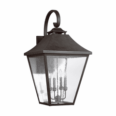 Feiss Galena 4-LT Wall Lantern - Sable - OL14405SBL
