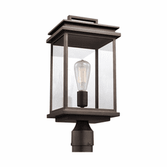 Feiss Glenview 1-LT Outdoor Post Lantern - Antique Bronze - OL13607ANBZ Feiss Glenview 1-LT Outdoor Post Lantern - Antique Bronze - OL13607ANBZ