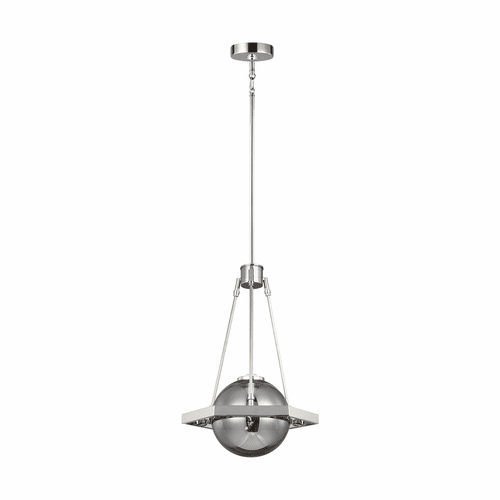 Feiss Harper 1-LT Pendant - Polished Nickel - P1477PN