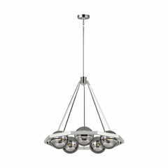 Feiss Harper 5-LT Chandelier - Polished Nickel - F3259/5PN